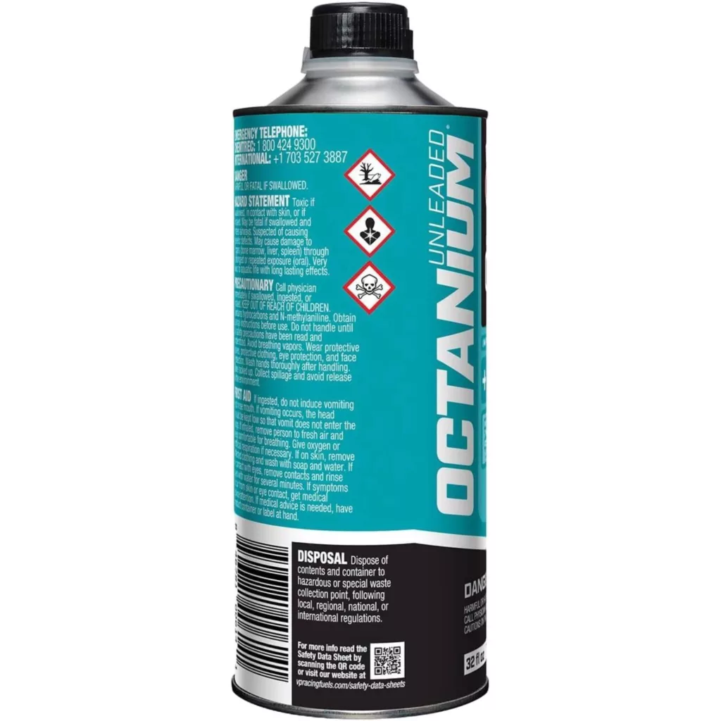 مکمل بنزین و اکتان بوستر خودرو وی پی ریسینگ مدل Unleaded 70p حجم 946 میلی لیتر بسته 2 عددی