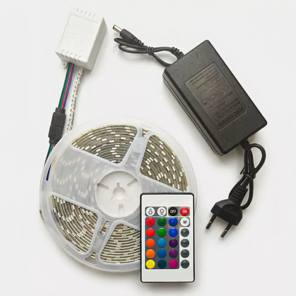 ریسه ال ای دی مدل RGB گیمینگ 4 سیم طول 5 متر