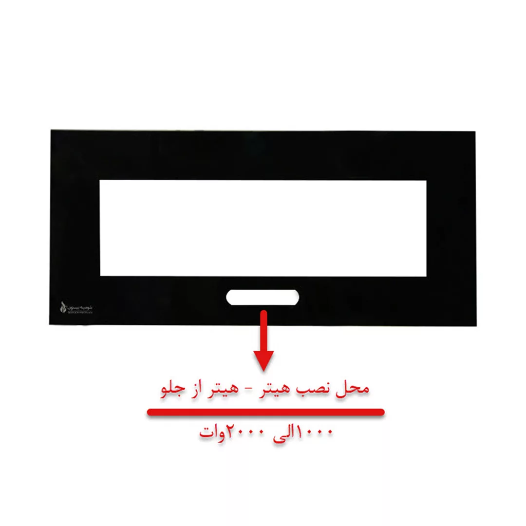 شومینه دیواری برقی شومینه بیستون مدل Z.E_160_L2