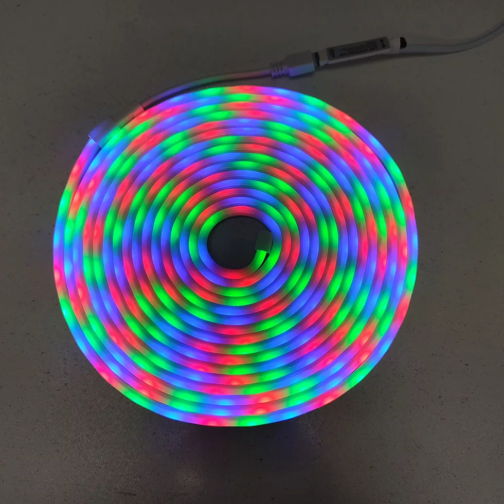 ریسه ال ای دی مدل فلکسی 12v 3528-RGB طول 5 متر