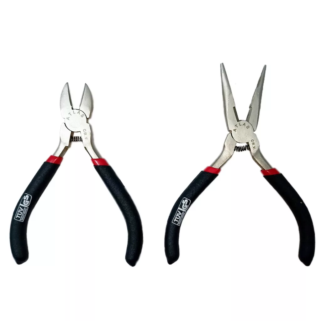 انبر مینیاتوری الکترونیکی اطلس مدل MINI PLIER مجموعه دو عددی