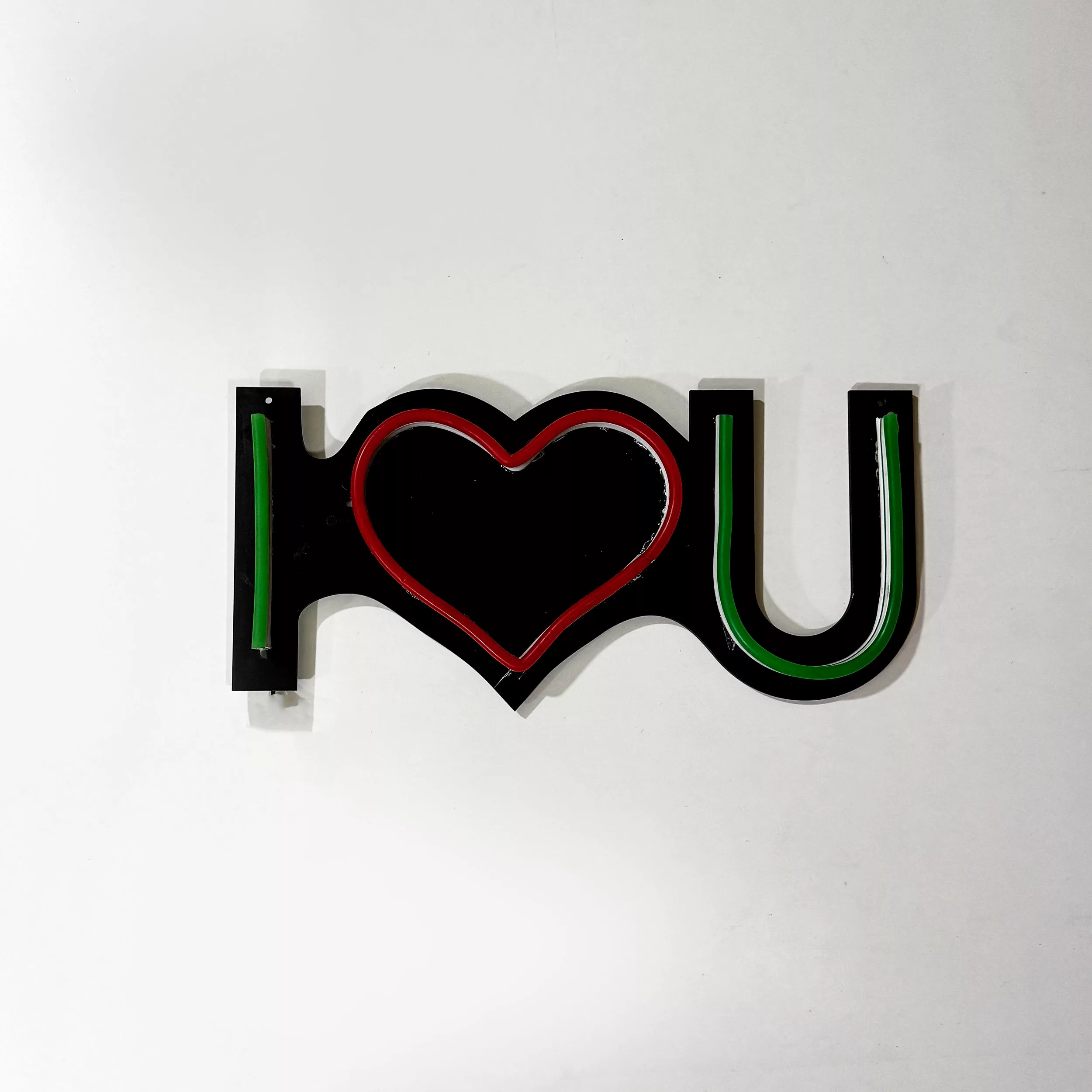 چراغ نئونی مدل i love u