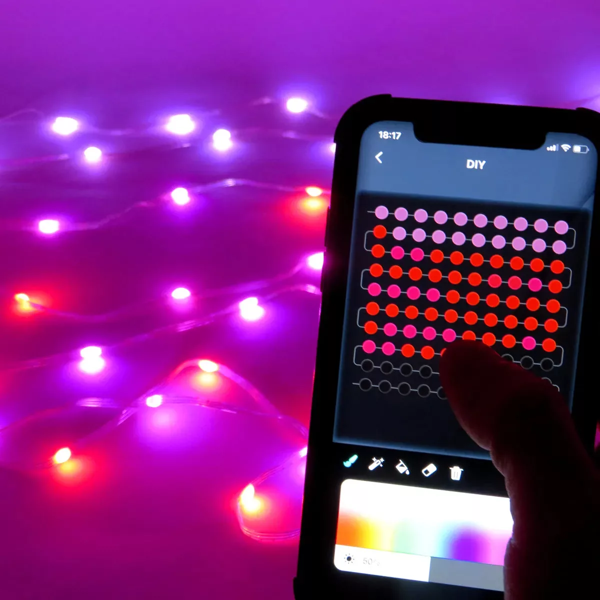 ریسه ال ای دی هوشمند مدل SMART کد ۲۸۱۲ طول ۱۰ متر
