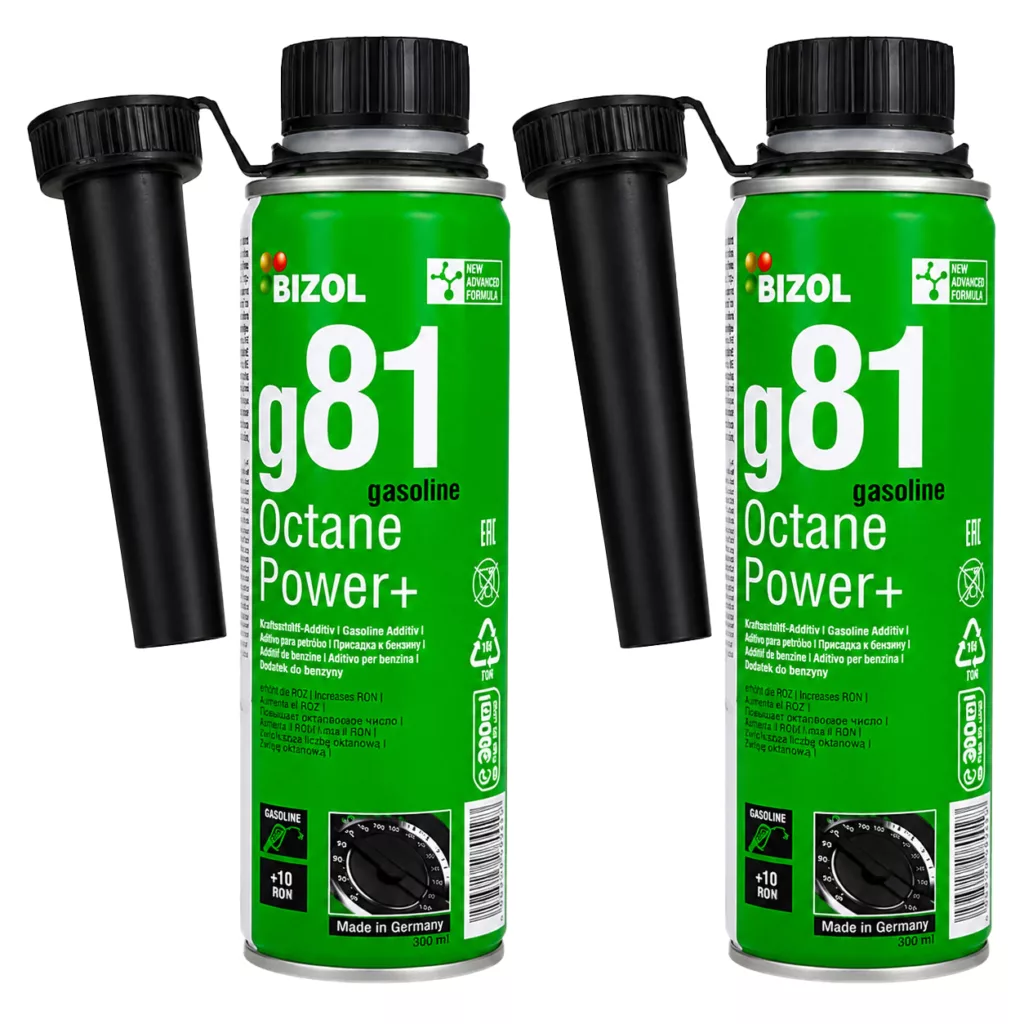 اکتان خودرو بنزینی بیزول مدل g81 حجم 300 میلی‌لیتر بسته 2 عددی