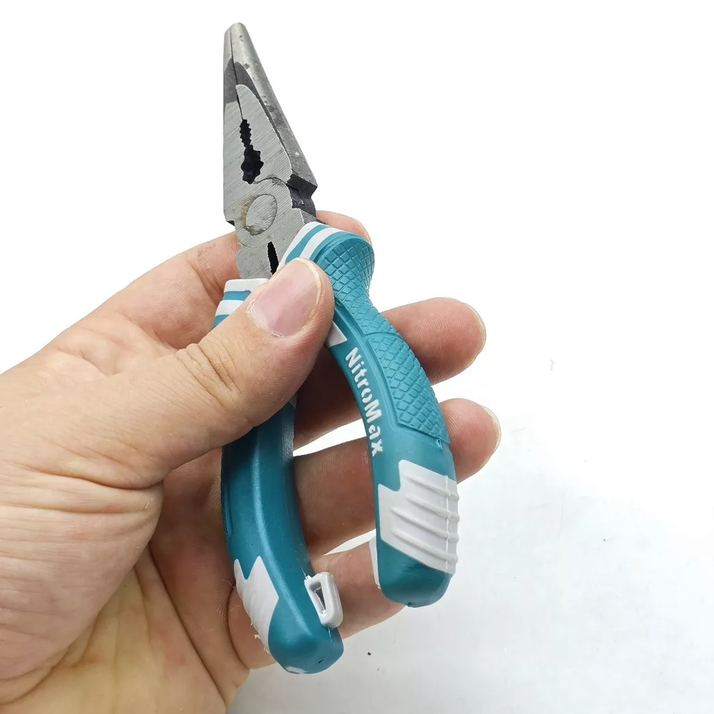 انبر دم باریک فولادی نیترومکس مدل NT-1053 سایز 6 اینچ