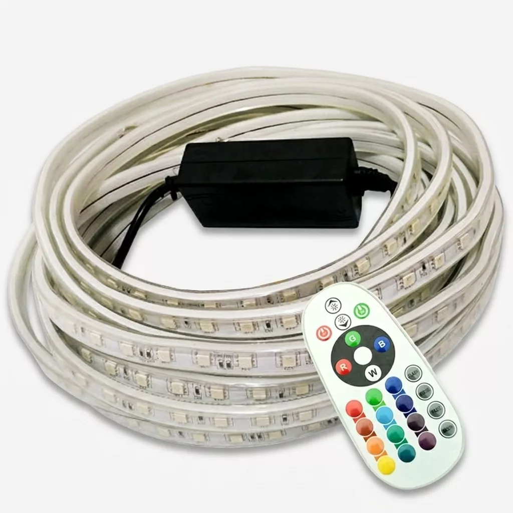 ریسه ال ای دی مدل  شلنگی RGB طول 3 متر به همراه ریموت