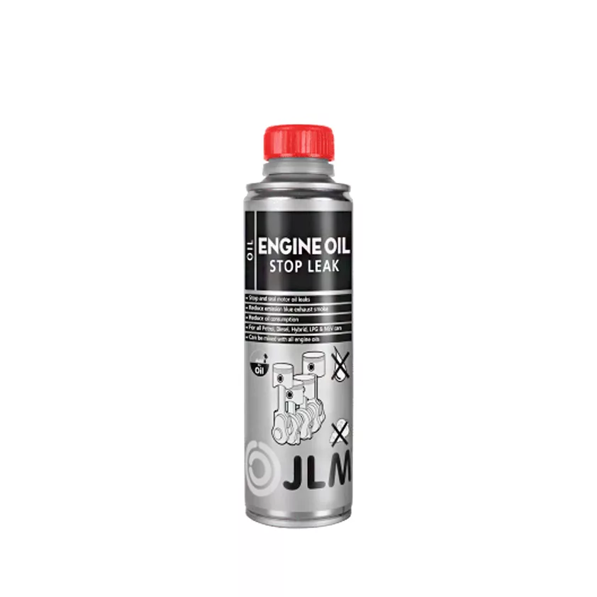 مایع نشت گیر روغن خودرو بنزینی و گازسوز جی ال ام مدل engine oil stop leak کد 886067 حجم 300 میلی لیتر