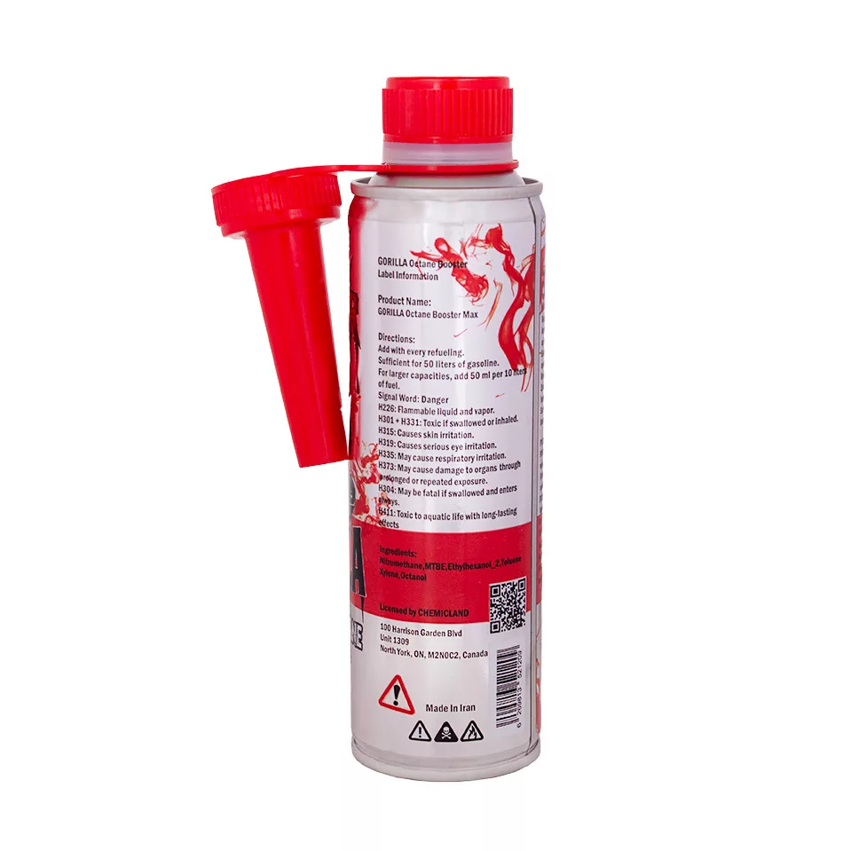 مکمل سوخت خودرو بنزینی گوریلا مدل NITROMETHANE کد 886055 حجم 280 میلی لیتر بسته 6 عددی