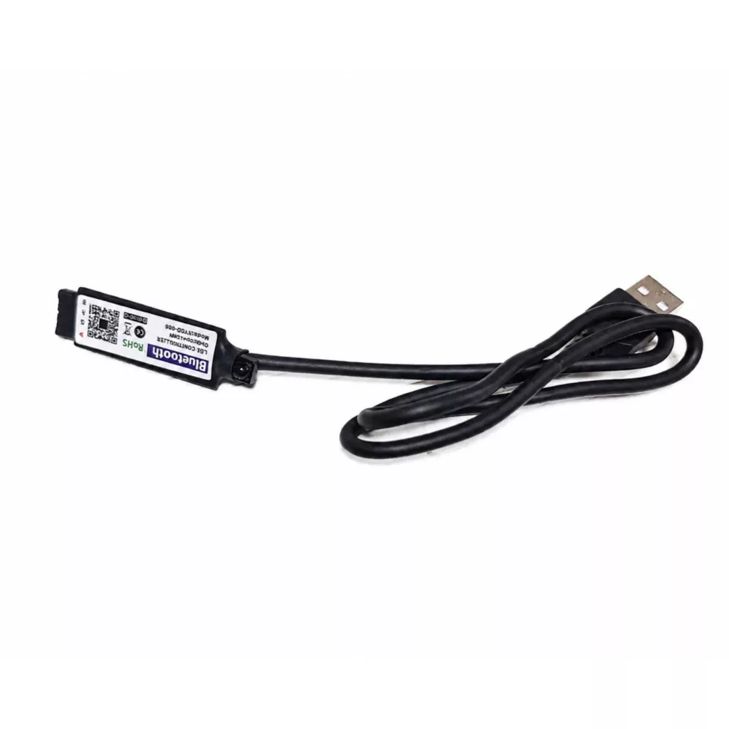 ریسه ال ای دی مدل فول کالر هوشمند بلوتوثی کد RGB IC usb 5v طول 5 متر