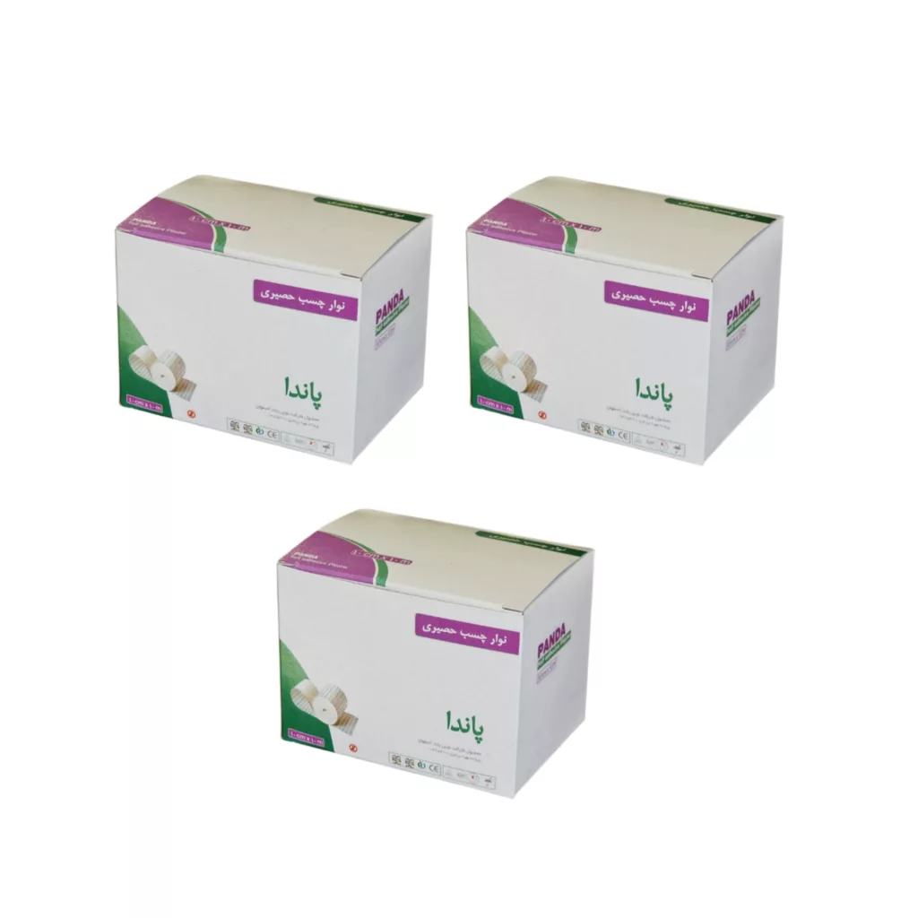 چسب پانسمان پاندا مدل حصیری سایز 10×10 مجموعه 3 عددی
