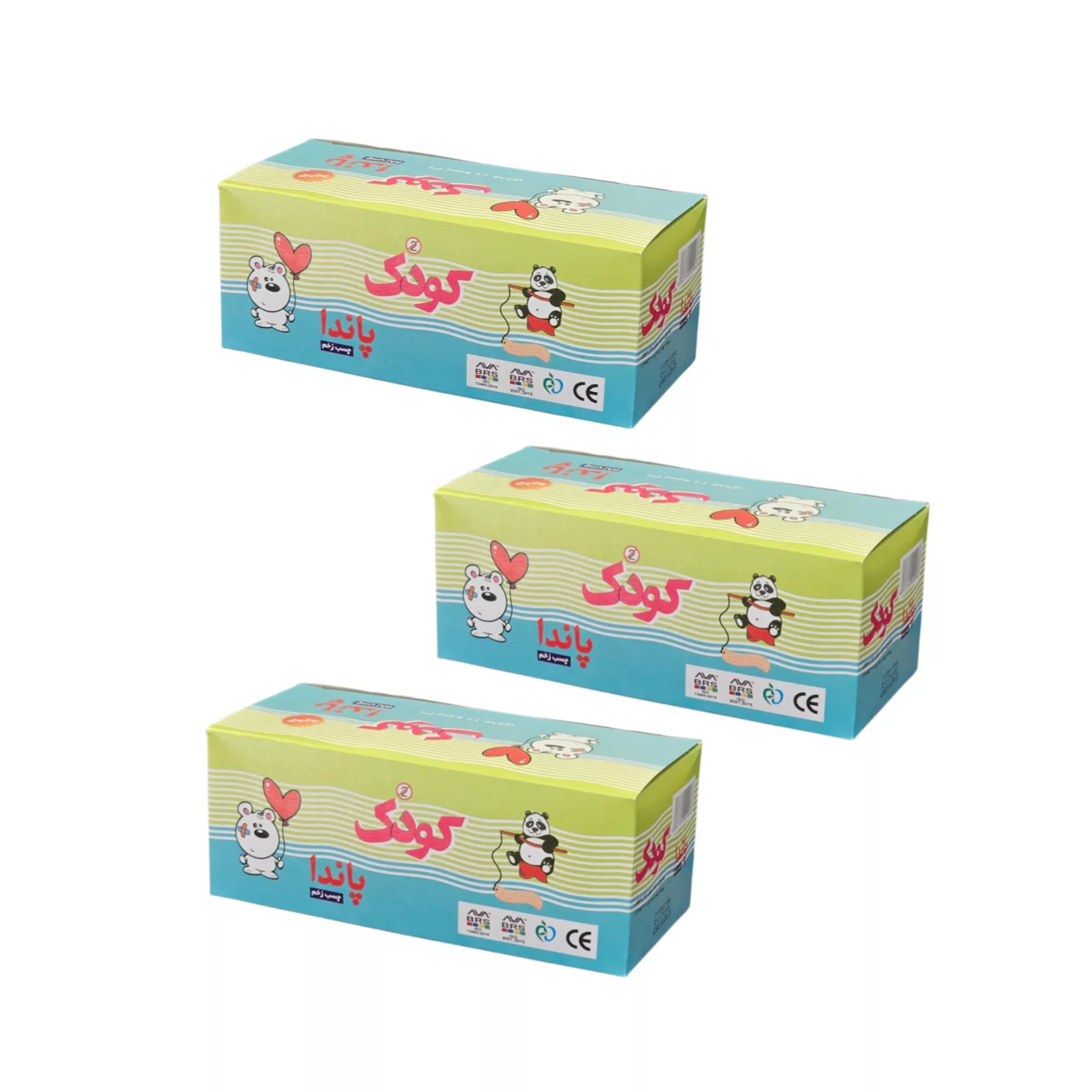چسب زخم کودک پاندا مدل baby سه مجموعه 300 عددی چسب زخم کودک پاندا مدل baby سه مجموعه 300 عددی