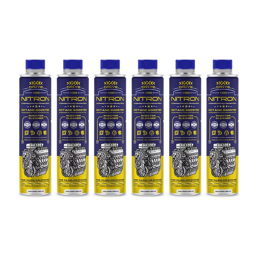 اکتان بوستر و مکمل سوخت خودرو بنزینی ایکس درایو مدل NITRON حجم 400 میلی لیتر بسته 6 عددی