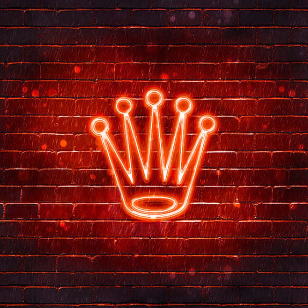 چراغ نئون طرح رولکس