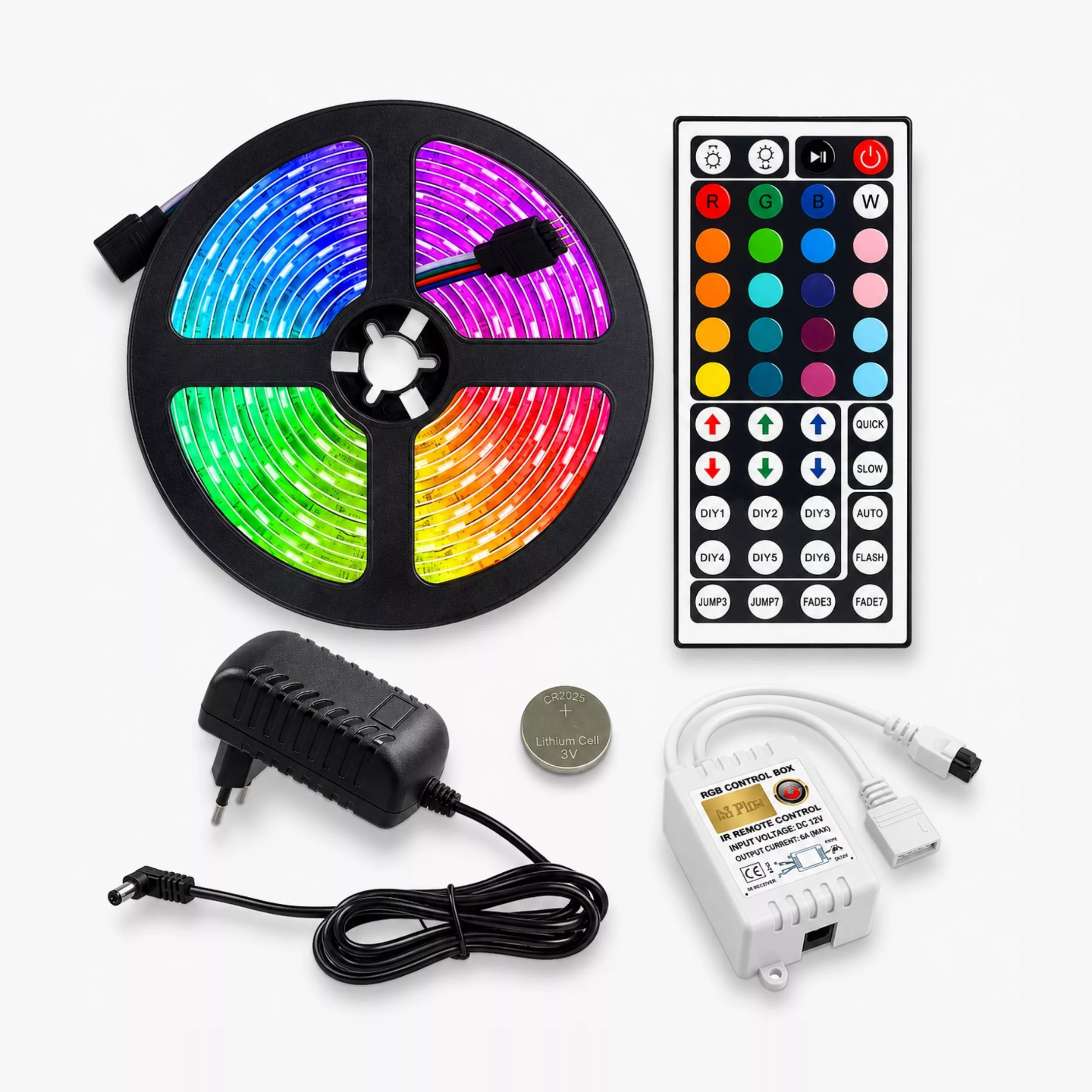 ریسه ال ای دی مدل As plus RGB44 key طول 5 متر ریسه ال ای دی مدل As plus RGB44 key طول 5 متر