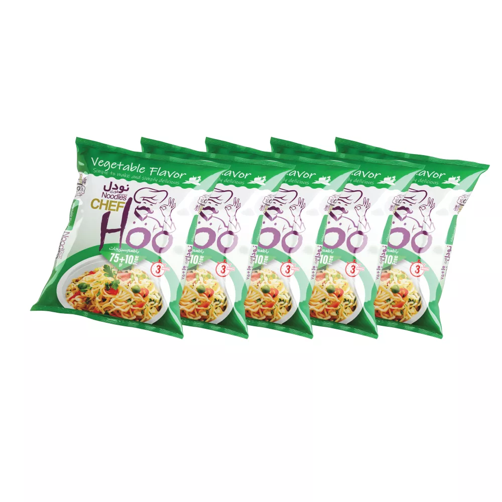 نودل سبزیجات شف هو - 425 گرم بسته 5 عددی