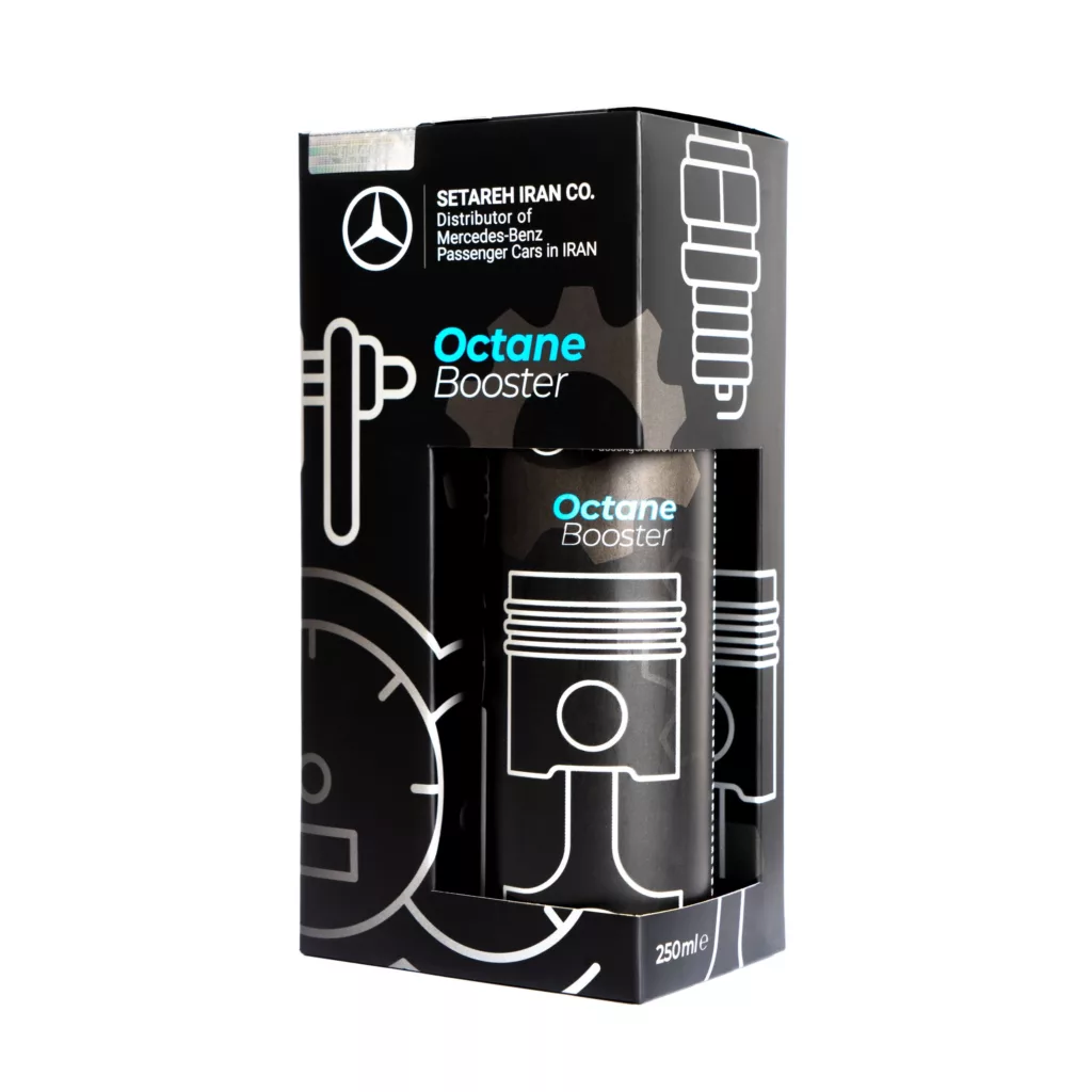 مکمل سوخت خودروهای بنزینی مرسدس بنز مدل MB-OC100BV 4X حجم 250 میلی لیتر بسته 4 عددی