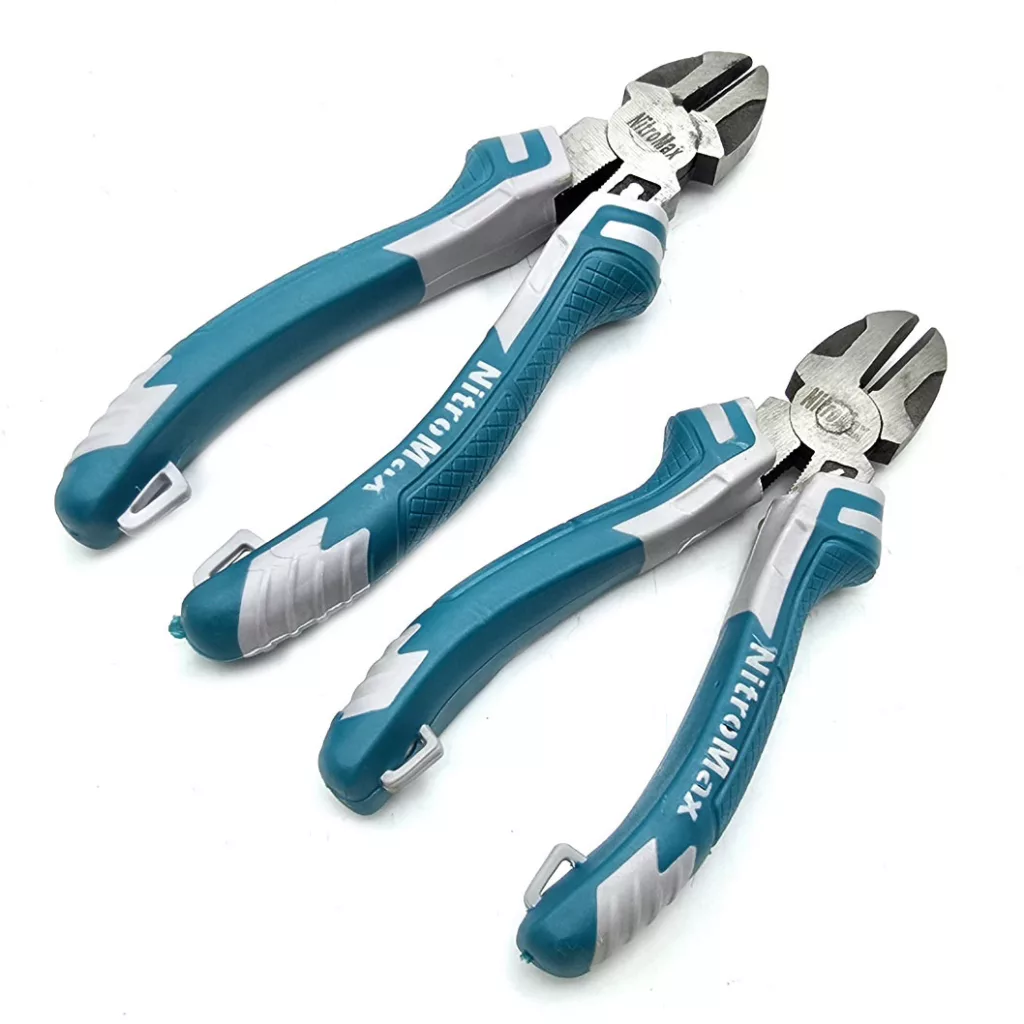 انبر سیم چین فولادی نیترومکس مدل 002 سایز 6 و 8 اینچ بسته دو عددی