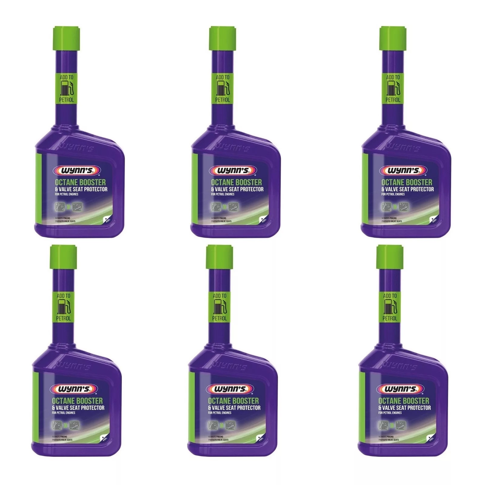 اکتان بوستر و مکمل سوخت وینز مدل Octane Booster حجم 325 میلی لیتر بسته 6 عددی