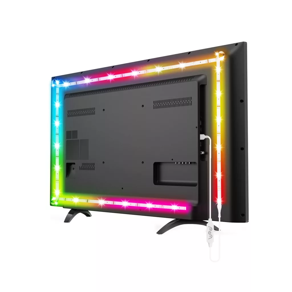 ریسه ال ای دی مدل RGB مولتی کالر بک لایت طول 3 متر